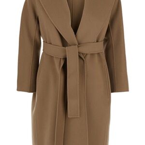 ‘S Max Mara Messi Coat - Camel Size 4